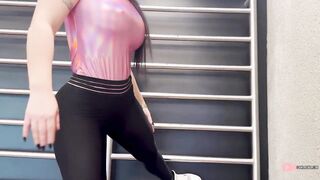 Lucky Trainer Gets Fit at His Curvy Student's Place!