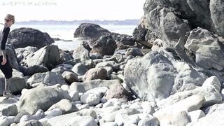 Steamy Beach Encounter: Watch This Adventurous Couple in Action!
