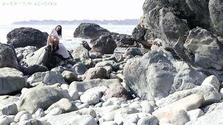 Steamy Beach Encounter: Watch This Adventurous Couple in Action!