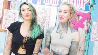 Tattooed Threesome: From Sensual Moments to Inked Passion with Anuskatzz, Edonekaliyuga, and Lily Lu!