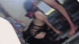 Young Latina Sneaks Out for a Private Night with Her Boyfriend