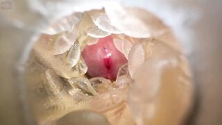 Intense Solo Session: Close-Up Creampie with Fleshlight and Passionate Moans - fap2it