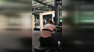 Curious 18-Year-Old Accidentally Shows Off During Live Stretch!
