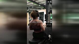 Curious 18-Year-Old Accidentally Shows Off During Live Stretch!