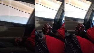 In the car
