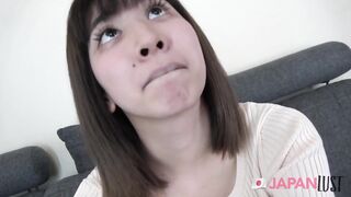 Petite Japanese Beauty Delivers an Intimate POV Experience with a Surprise Ending.