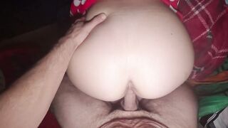 Esposa española culona follada en cuatro y corrida dentro. Real casero