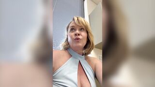 Shopping Adventure: Braless and Free at the Doctor's Office!