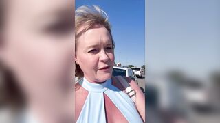 Shopping Adventure: Braless and Free at the Doctor's Office!