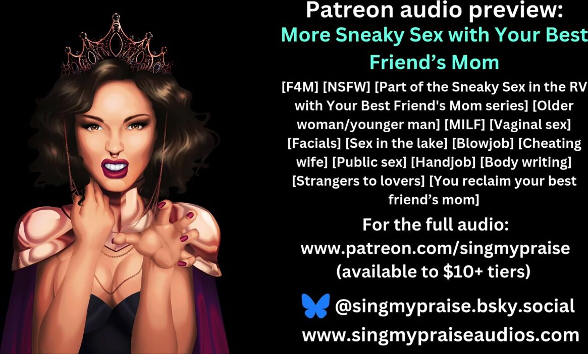 Stealthy Encounters: A Teasing Audio Preview with Your Best Friend's Mom - Performed by Singmypraise