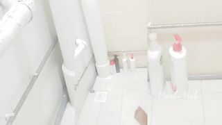 Unexpected Bathroom Surprise: What Happened When the Door Opened!