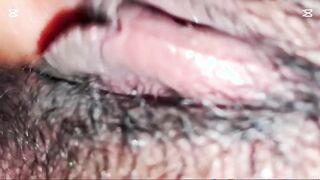 Weekend Fun: Playful Moments with an Asian Couple - Intimate Licking and Passionate Connection