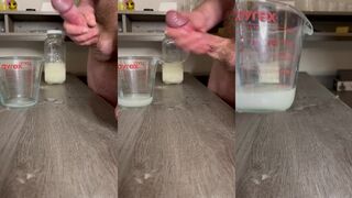 Thick Dick Stud Saving Up a Liter of Cum
