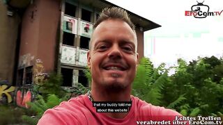 Versautes Deutsche Milf outdoor Date POV mit einem User