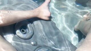 Artemisia Love's Sensual Jacuzzi Adventure: Outdoor Playtime with a Stunning Italian Beauty