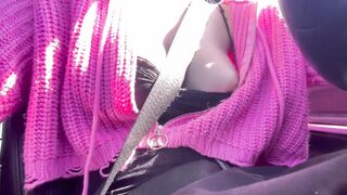 Artemisia Love's Adventurous Drive: A Playful Peek on the Open Road