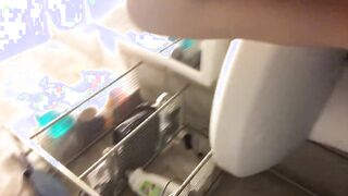 Steamy Shower Secrets: Brunette MILF's Sensual Solo Moment