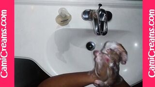 Experience Sensual ASMR with Cami Creams: Soothing Wet Sounds and Relaxing Soap Play