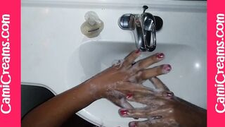 Experience Sensual ASMR with Cami Creams: Soothing Wet Sounds and Relaxing Soap Play