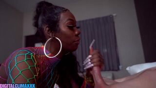 Curvy Ebony Queen's Passionate Encounter with Peter King