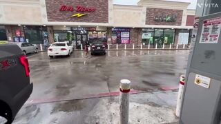 Unexpected Encounter: Guy Meets a Bold Beauty at the Store!