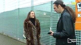 Jenny's First Adventure: Captivating Encounter with a Charming Stranger - Amateur Euro Delight