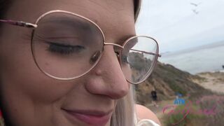 Riley Rose's Intimate Car Adventure: POV Experience with a Sweet Blonde