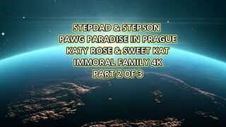 Curvy Cuties in Prague: Sweet Kat & Katy Rose's Steamy Family Adventure - 4K Fun!