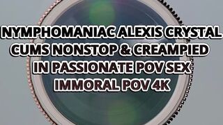 Intense POV Experience: Alexis Crystal's Passionate Ride with Johnny Nitro - Nonstop Pleasure in Stunning 4K!