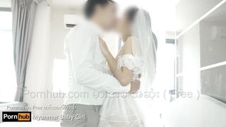 Magical Wedding Night: A Myanmar Couple's Romantic Celebration