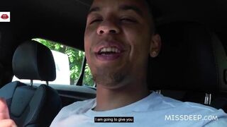 Steamy Outdoor Encounter: Chrystal Sinn and a Dutch Charmer in a Car