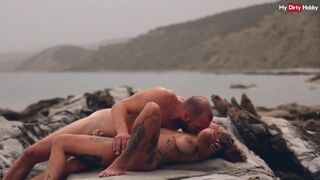 Adventurous German Couple Explores Passionate Moments on the Beach - MyDirtyHobby