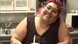 Curvy Redhead Delivers an Intense Blowjob Before a Wild Desk Encounter!