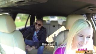 Female Taxi Driver Delivers Intense Passion Just Like the Guys!