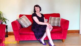 British Mature Beauty Tigger Enjoys Some Solo Playtime
