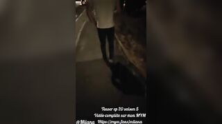 Miiana's Bold Challenge: Intimate Encounter with a Stranger in a Parking Lot!