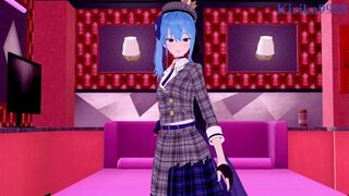 Hoshimachi Suisei and I Explore Passion in a Hidden Space - Hololive VTuber Adventure. Tags: kirika9988, 3d, cute, anime, sexy, uncensored.