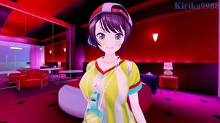Intimate Moments with Oozora Subaru at a Cozy Love Hotel - A Hololive VTuber Experience