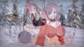 Miku Nakano's Holiday Adventure: A 3D Anime Experience You Can't Miss!