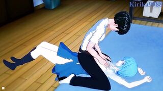 Rei Ayanami and Shinji Ikari's Passionate Encounter at Home - Neon Genesis Evangelion Inspired Animation. Tags: kirika9988, anime, 3D, uncensored, cute, sexy, intimate moments.