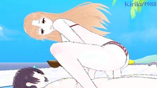 Asuna's Beach Adventure: A Steamy Encounter in the World of Sword Art Online - kirika9988