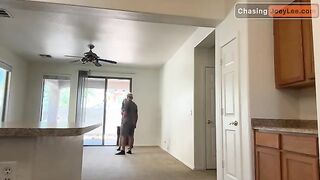 Stealthy Lovers Get Frisky During an Open House - Mav & Joey Lee