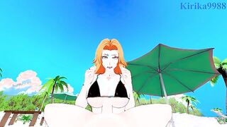 Rangiku Matsumoto and I Enjoy a Steamy Day at the Beach - BLEACH Fantasy Adventure