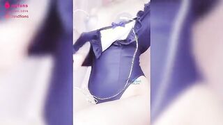 Playful Maid in a Swimsuit: A Solo Adventure with Mimi_0316
