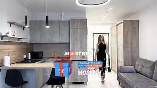 Indulge in Relaxation: Alluring Stepmom in Form-Fitting Outfit Takes Charge with Stepson