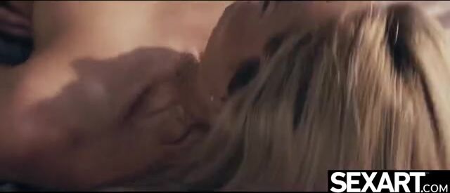 Watch This Stunning Blonde Indulge in a Passionate Encounter!
