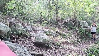 Curvy Stepmom's Outdoor Adventure with a Naughty Older Man
