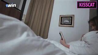 Stepmom Delivers a Surprise While Helping Her Son in Bed - A Steamy Encounter!