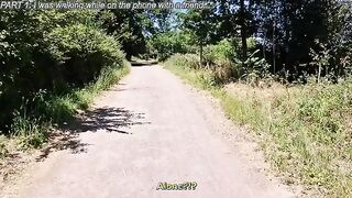 Curvy Milf Gives a Surprise Encounter in the Park - Huge Finish! ENG SUB