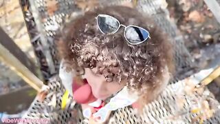 Unexpected Outdoor Adventure with Your Stepmom - A Tempting Surprise Awaits!